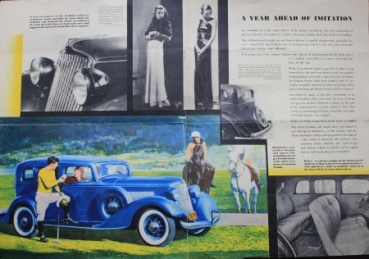 Graham Paige Modelprogram 1933 Carbrochure (2852)